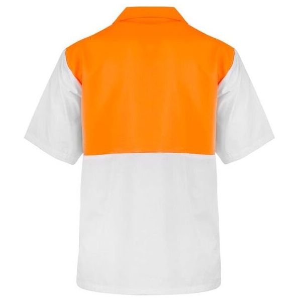 Workcraft Hi Vis Short Sleeve Food Industry Jacshirt (WS3008)