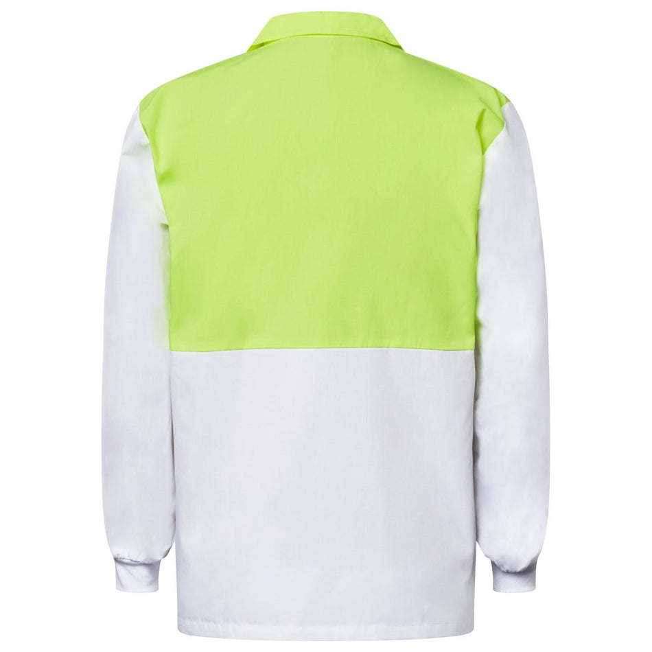 Workcraft Hi Vis Short Sleeve Food Industry Jackshirt With Modesty Insert (WS6069)