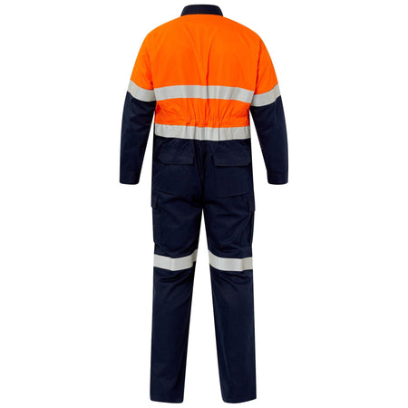 Workcraft Torrent HRC2 Hi Vis Two Tone Coverall with FR Reflective Tape (FCT005A) - Ace Workwear