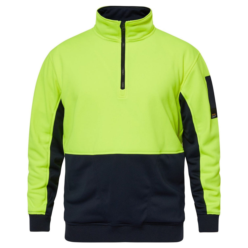 Workcraft Hi Vis Half Zip Pullover (WT8012)