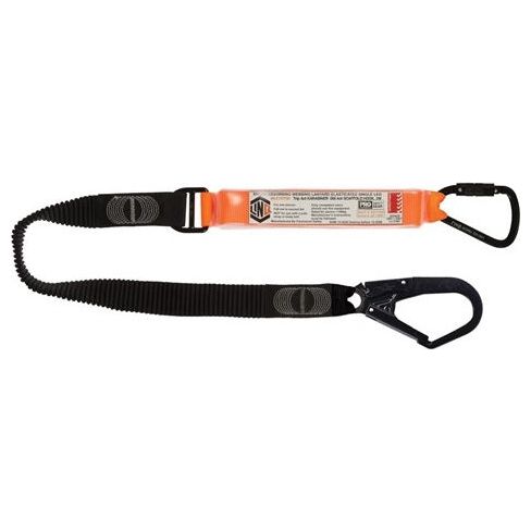 LINQ Elite Single Leg Elasticated Lanyard with Hardware KT & SD (WLE1KTSD) signprice, Single Elasticated Lanyard LINQ - Ace Workwear