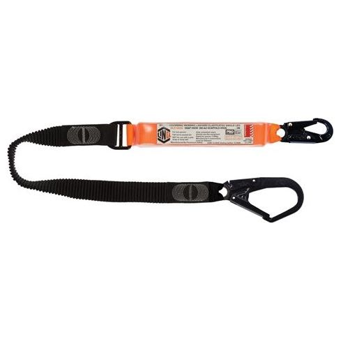 LINQ Elite Single Leg Elasticated Lanyard with Hardware SN & SD (WLE1SNSD) signprice, Single Elasticated Lanyard LINQ - Ace Workwear