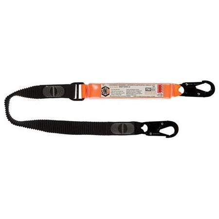 LINQ Elite Single Leg Elasticated Lanyard with Hardware SN X2 (WLE1SNSN) signprice, Single Elasticated Lanyard LINQ - Ace Workwear