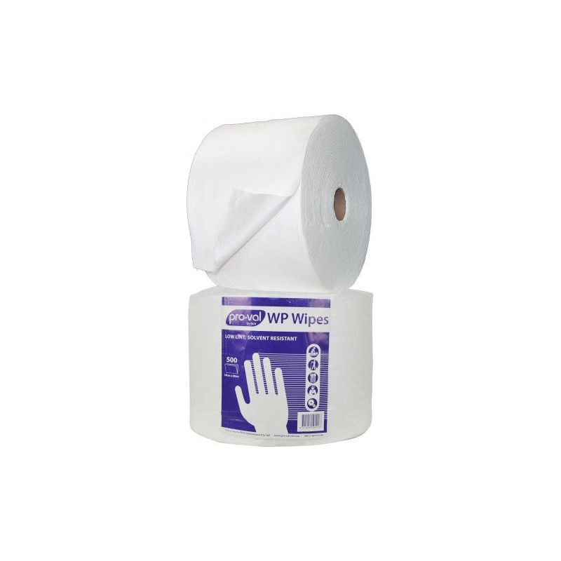 Proval WP Solvent Resistant Wipes - Roll - Carton (2 Rolls) Handi Wipes Proval - Ace Workwear