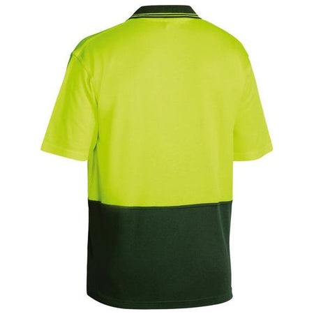 Bisley Two Tone Hi Vis Short Sleeve Polo Shirt (BK1234) - Ace Workwear