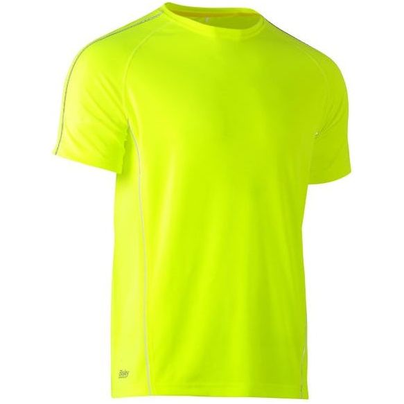 Bisley Hi Vis Cool Mesh Tee With Reflective Piping (BKBF61 & BKBF51) - Ace Workwear