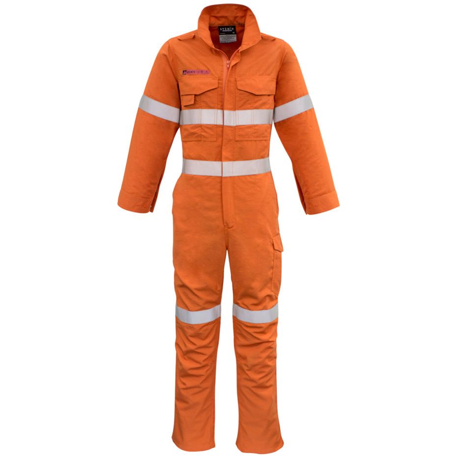 Syzmik Hi Vis Mens FR Hoop Taped Overall - Ace Workwear (4043143249964)