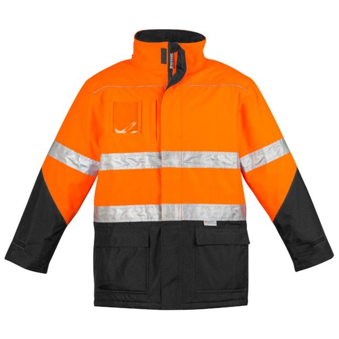 Syzmik Mens Hi Vis Storm Jacket (ZJ350) - Ace Workwear (4406657679494)