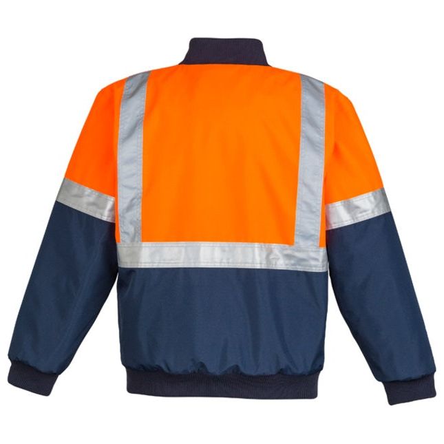 Syzmik Mens HI Vis Quilted Flying Jacket (ZJ351) - Ace Workwear