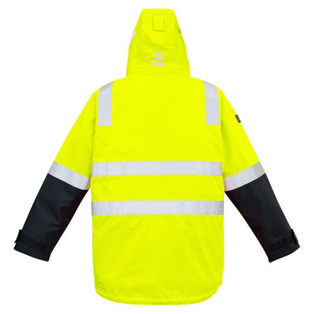 Syzmik Mens Hi Vis 4 in 1 Waterproof Jacket (ZJ532) - Ace Workwear (4406617276550)