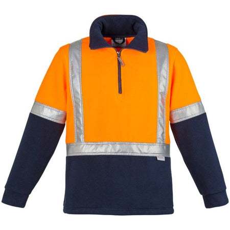 Syzmik Mens Hi Vis Fleece Jumper - Shoulder Taped (ZT462) - Ace Workwear (4410746863750)