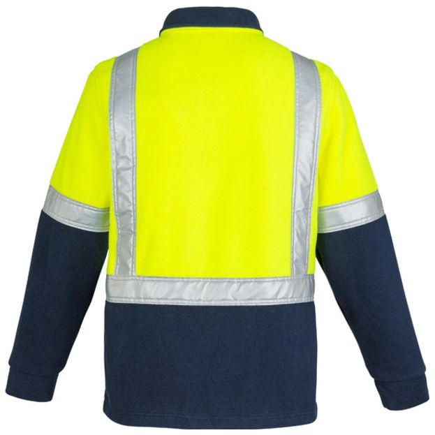 Syzmik Mens Hi Vis Fleece Jumper - Shoulder Taped (ZT462) - Ace Workwear