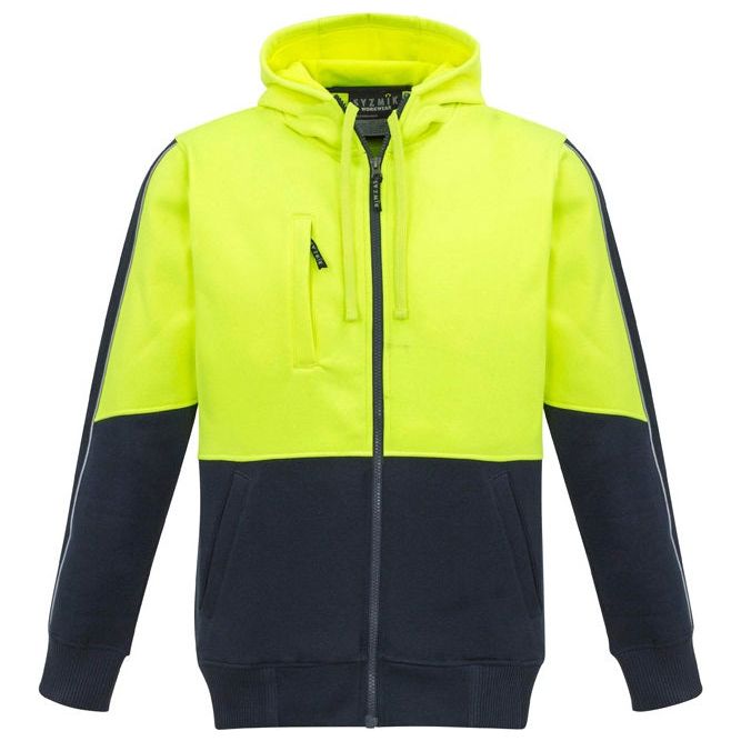 Syzmik Unisex Hi Vis Full Zip Hoodie (ZT485) - Ace Workwear (4410766590086)