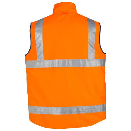 Syzmik Mens Hi Vis Lightweight Fleece Lined Vest (ZV358) - Ace Workwear