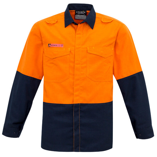 Syzmik Mens Hi Vis Spliced Shirt - Ace Workwear (4041731538988)