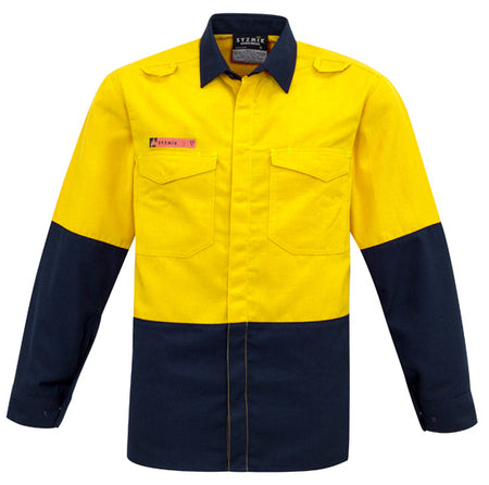 Syzmik Mens Hi Vis Spliced Shirt - Ace Workwear (4041731538988)