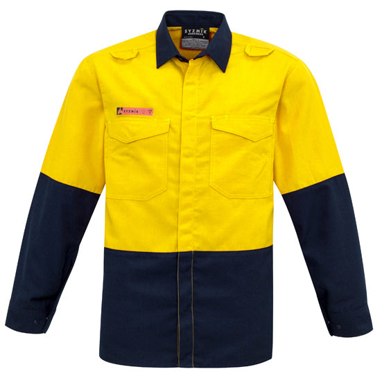 Syzmik Mens Hi Vis Spliced Shirt - Ace Workwear (4041731538988)