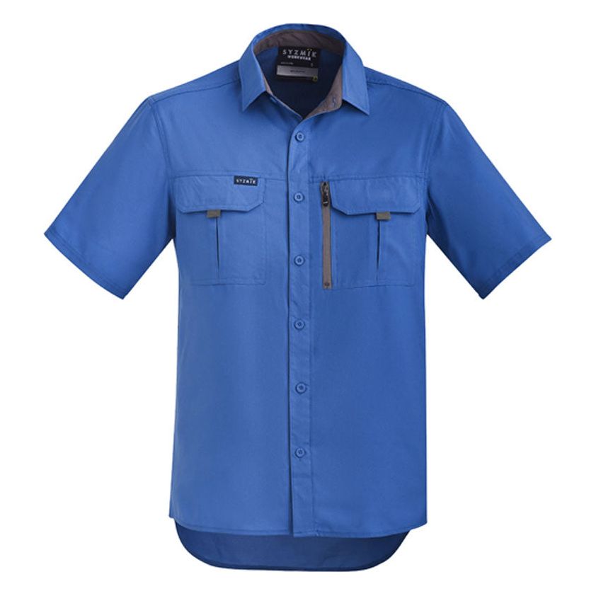 Syzmik Mens Outdoor Short Sleeve Shirt (ZW465) - Ace Workwear (1271076618284)