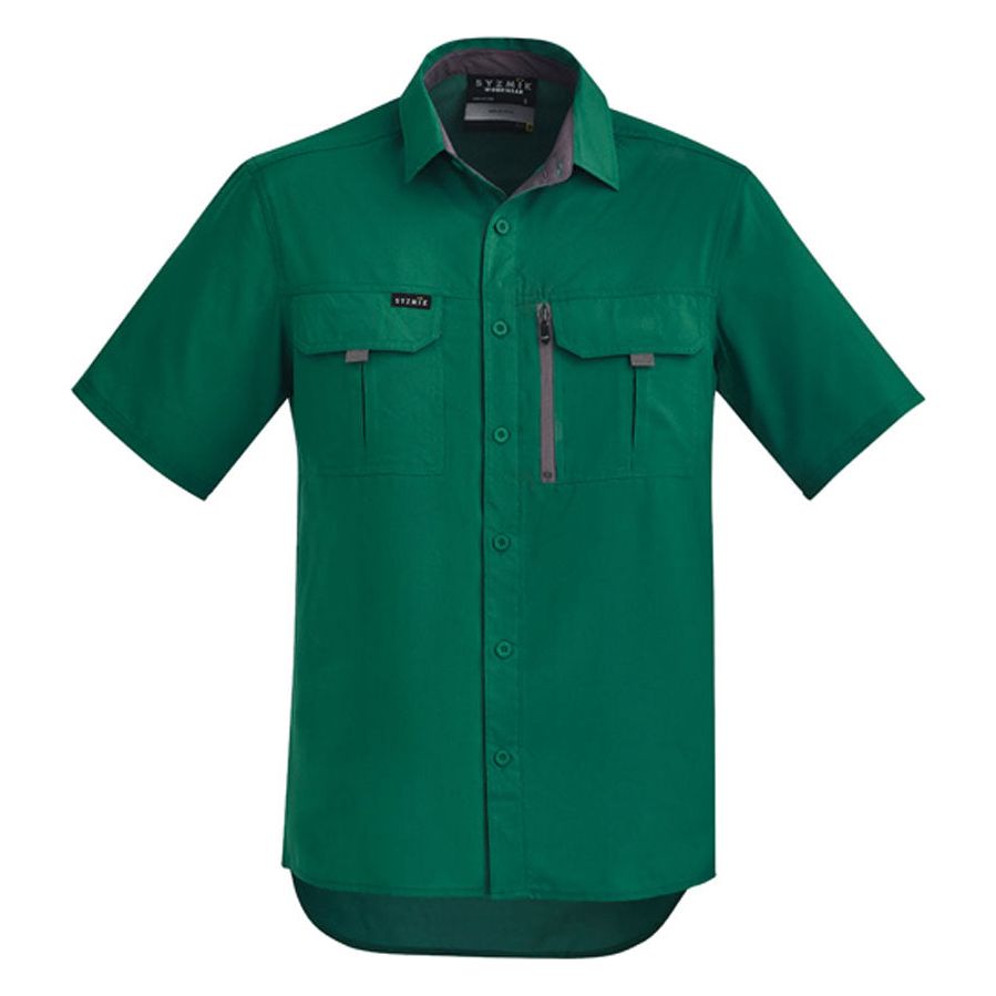 Syzmik Mens Outdoor Short Sleeve Shirt (ZW465) - Ace Workwear (1271076618284)