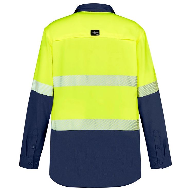 Syzmik Mens Hi Vis Outdoor Segmented Tape L/S Shirt (ZW470) - Ace Workwear