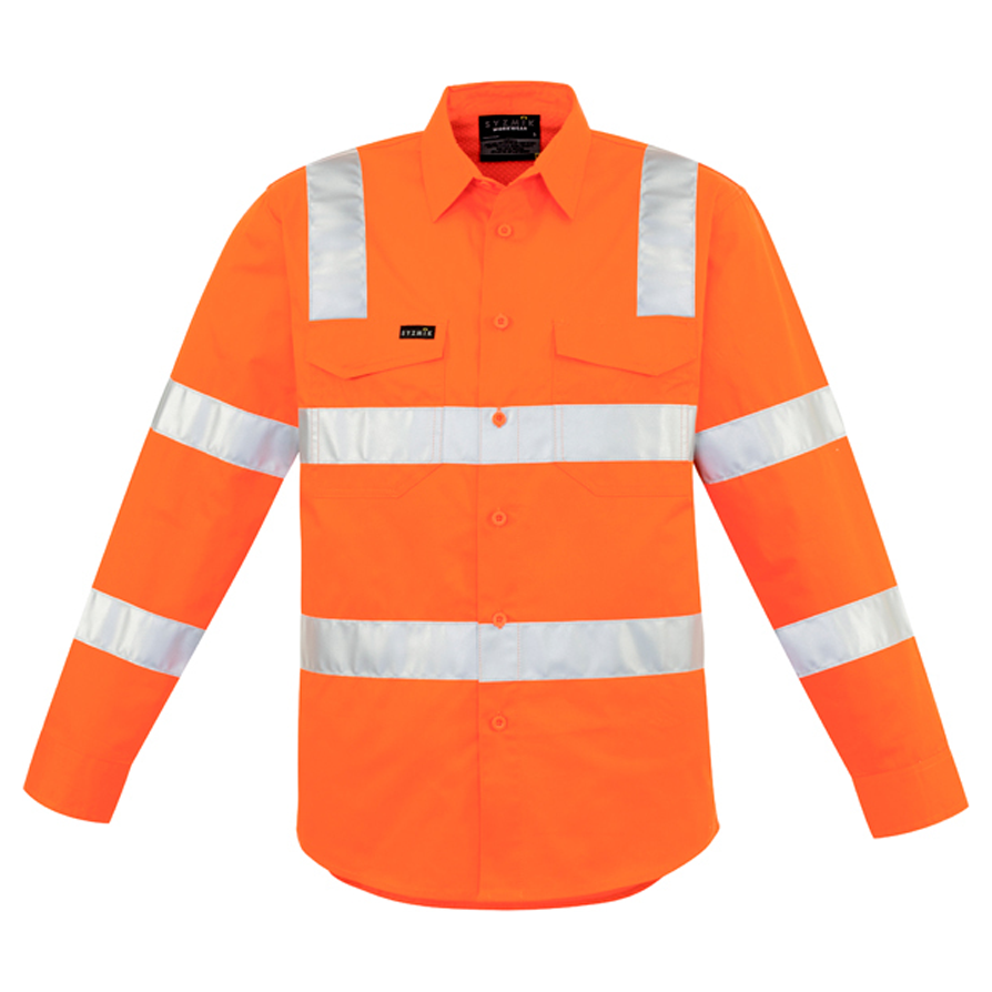 Syzmik Mens Bio Motion Vic Rail Shirt (ZW680) - Ace Workwear (1247317262380)