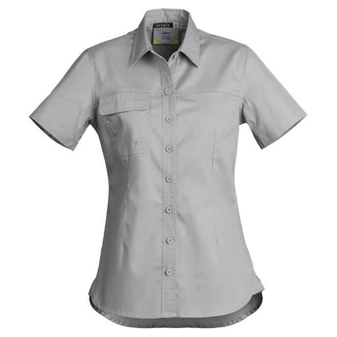 Syzmik Womens Lightweight Tradie S/S Shirt (ZWL120) - Ace Workwear