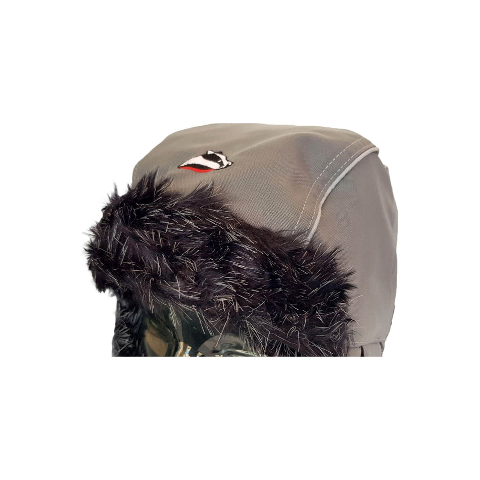 Badger Synthetic Fur Lined Thermal Winter Hat Freezer Headwear Badger - Ace Workwear