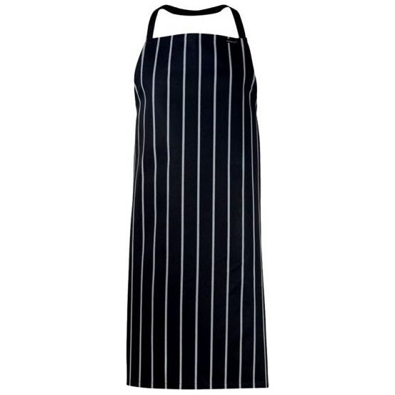 Workcraft Full Bib Cafe Stripe Apron (CA005)