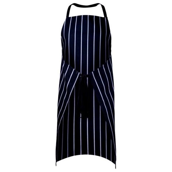 Workcraft Full Bib Cafe Stripe Apron (CA005)