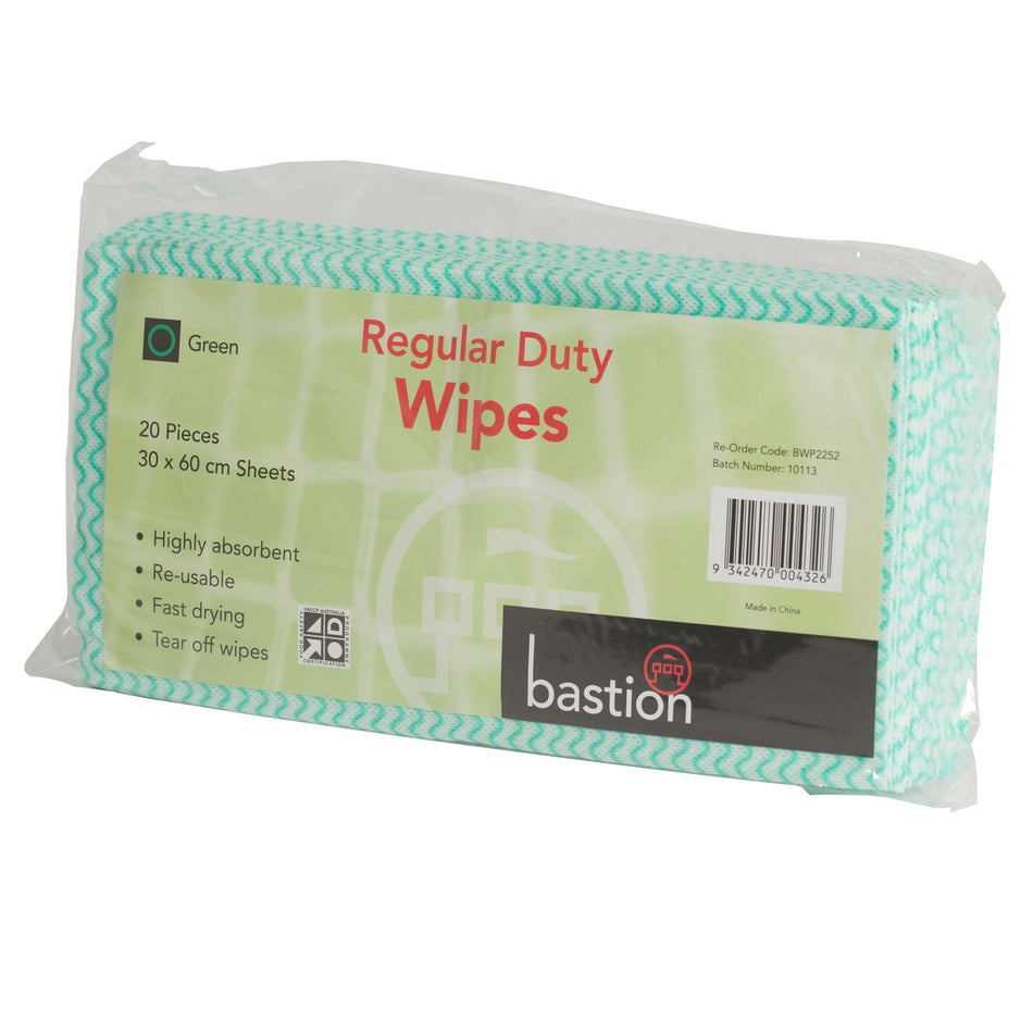 Regular Duty Wipes Pack - Carton (10 Packs) Regular Duty Wipes Bastion - Ace Workwear