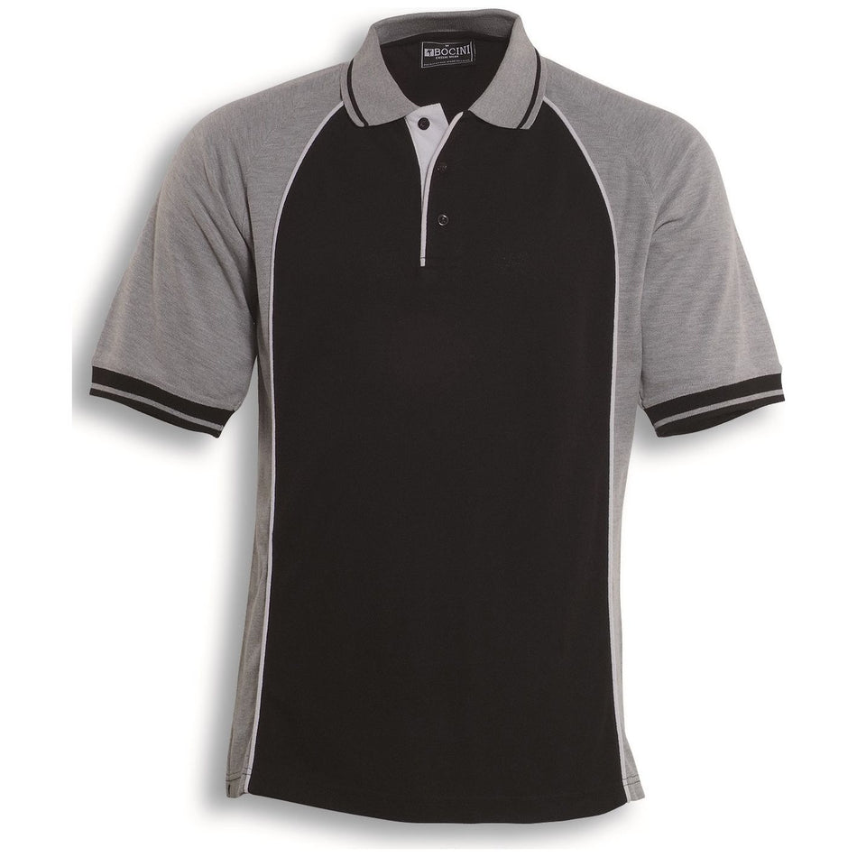 Bocini Mens Panel Polo (CP0434) Polos with Designs, signprice Bocini - Ace Workwear