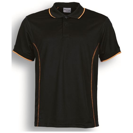 Bocini Stitch Feature Essentials-Mens Short Sleeve Polo (CP0910) Polos with Designs, signprice Bocini - Ace Workwear