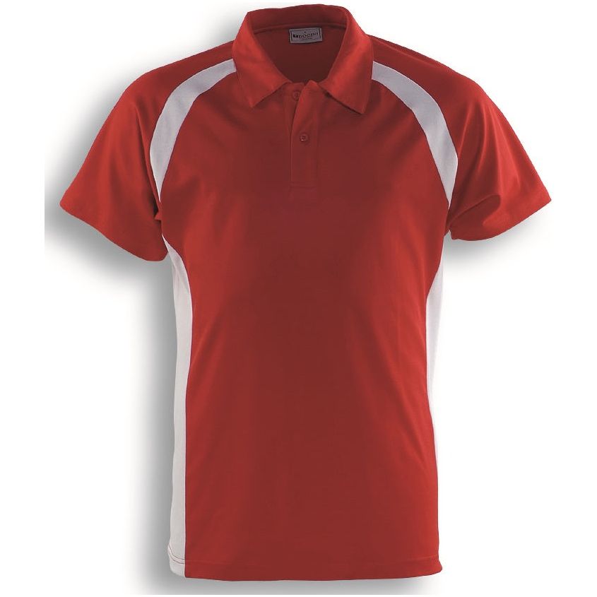 Bocini Team Essential-Ladies Short Sleeve Contrast Panel Polo (CP0929) Polos with Designs, signprice Bocini - Ace Workwear