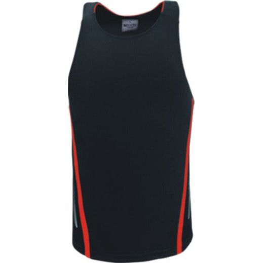 Bocini Unisex Elite Sports Singlet (CT1451) signprice, Singlets With Designs Bocini - Ace Workwear