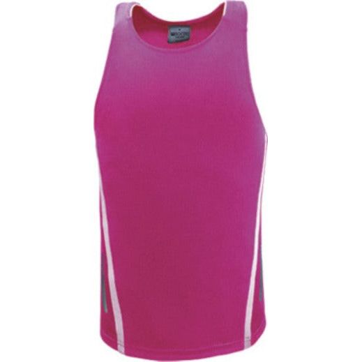 Bocini Unisex Elite Sports Singlet (CT1451) signprice, Singlets With Designs Bocini - Ace Workwear