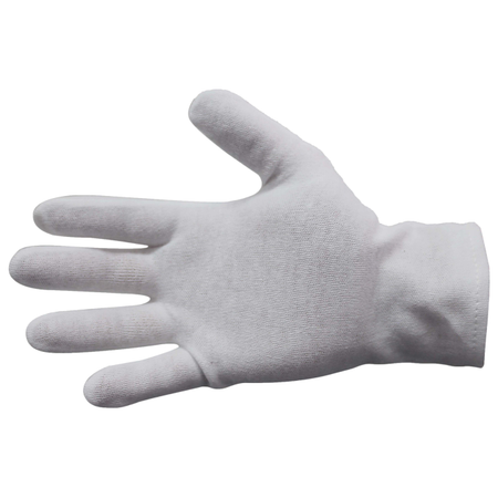 Bastion Cotton Interlock Gloves - Hemmed Cuff - Carton (600 Pairs) (BSG1122) Cotton Gloves Bastion - Ace Workwear