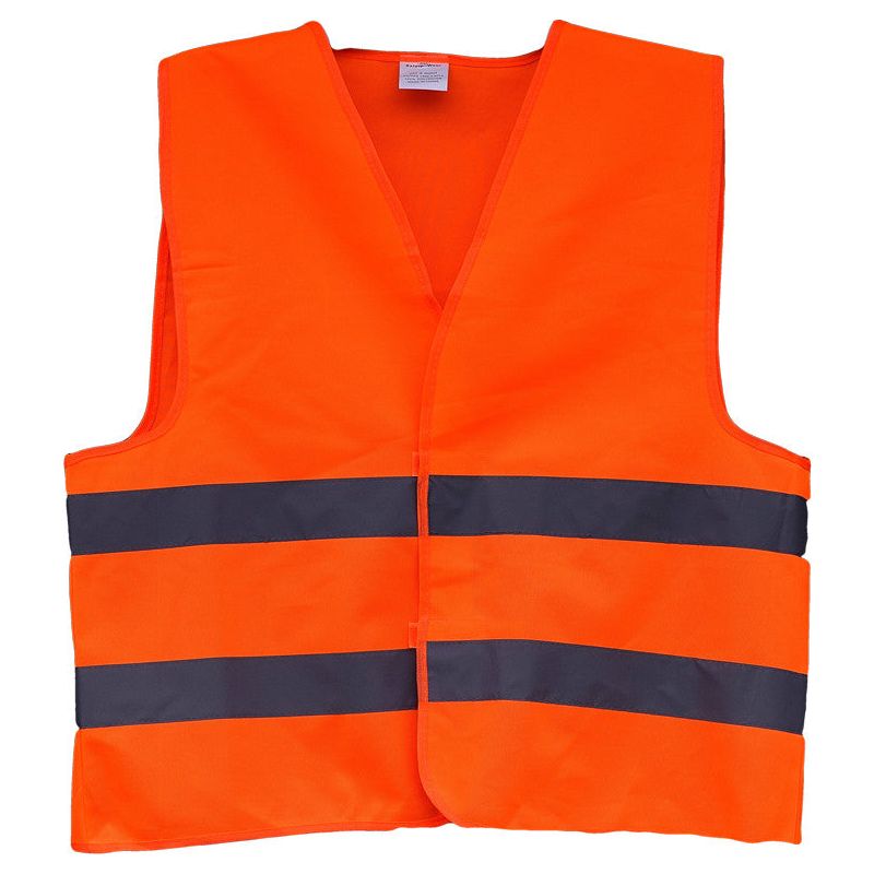 Hi Vis Plain Safety Vest With Hoop Reflective Tape Hi Vis Vest Safety Wear - Ace Workwear