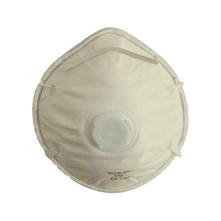 Dusk Mask P2 with Valve - Box (10 Pcs) Disposable Respiratory Mask Ace Workwear - Ace Workwear