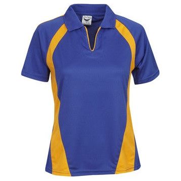 Ladies Coolfast Mini-Waffle Polo (P48) Polos with Designs, signprice Blue Whale - Ace Workwear