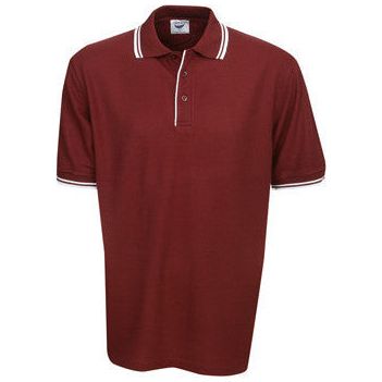 Pique Mens Polo with Striped Collar and Cuff (P51) Plain Polos, signprice Blue Whale - Ace Workwear