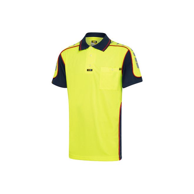 Visitec Hi Vis Chief Polo Microfibre Short Sleeve (V1000)