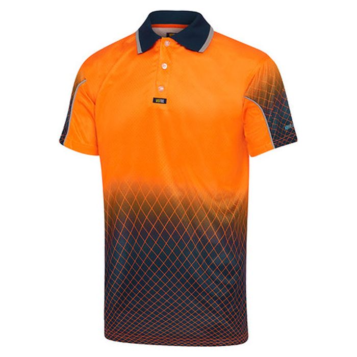 Visitec Hi Vis Firewire Polo Shirt Short Sleeve (V1009) - Ace Workwear (10478210829)