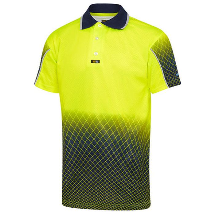 Visitec Hi Vis Firewire Polo Shirt Short Sleeve (V1009) - Ace Workwear (10478210829)