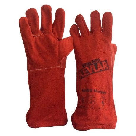 Red Welding Gloves - Carton (48 Pairs) Welding Gloves Ace Workwear - Ace Workwear