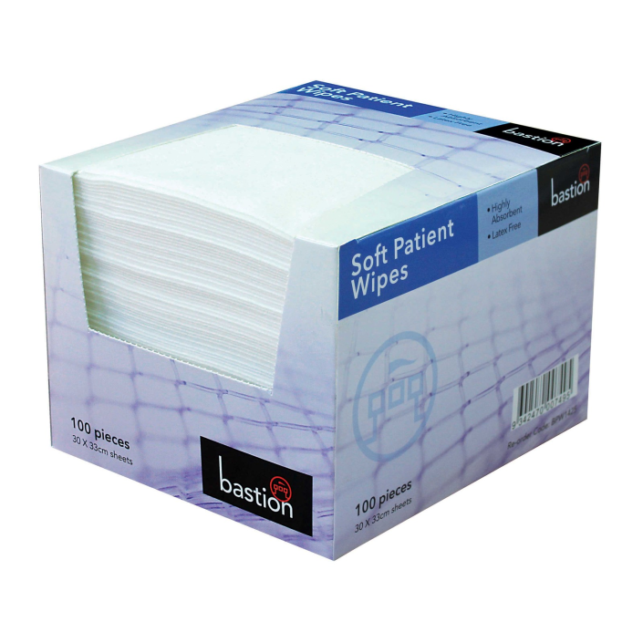 Soft Patient Wipes - Carton (8 Boxes) Soft Patient Wipes Bastion - Ace Workwear