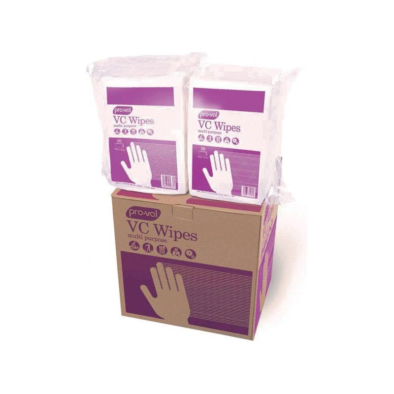 Proval VC Low Lint Wipes (Carton 12Packs) Handi Wipes Proval - Ace Workwear