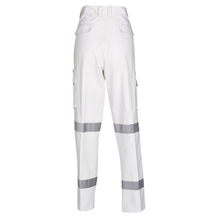 Cargo Pants With Double Hoop Reflective Tape (W93) Industrial Cargo Pants With Tape Blue Whale - Ace Workwear