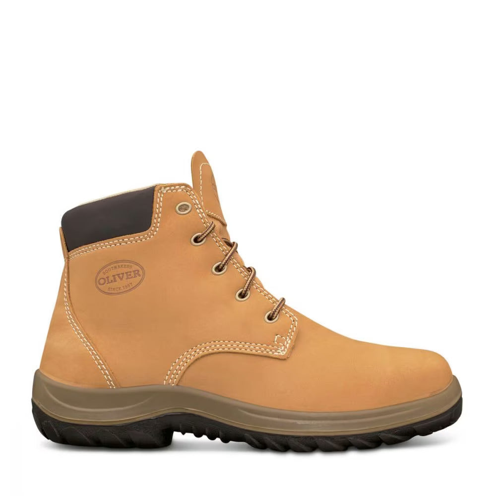 Oliver Wheat Lace Up Steel Cap Safety Boot (34-632) (Pre Order) - Ace Workwear