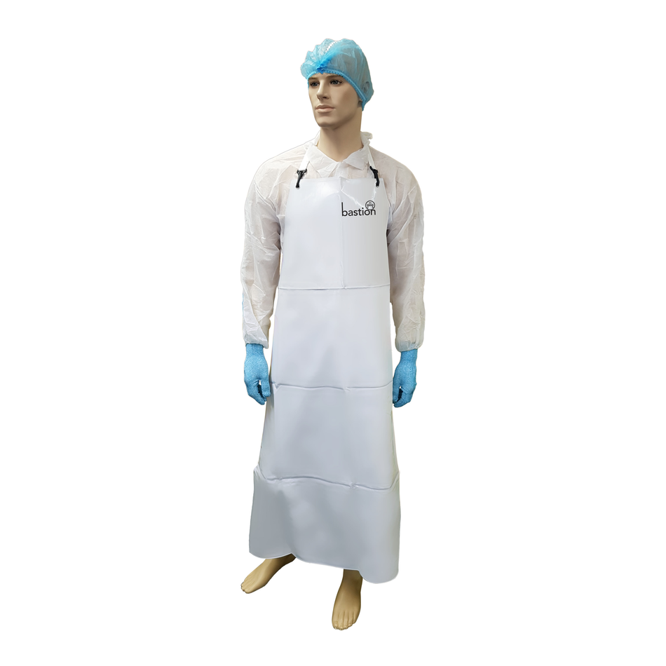 Bastion PVC Apron, with Hook & Ties - Carton (25pcs) Disposable Aprons Bastion - Ace Workwear