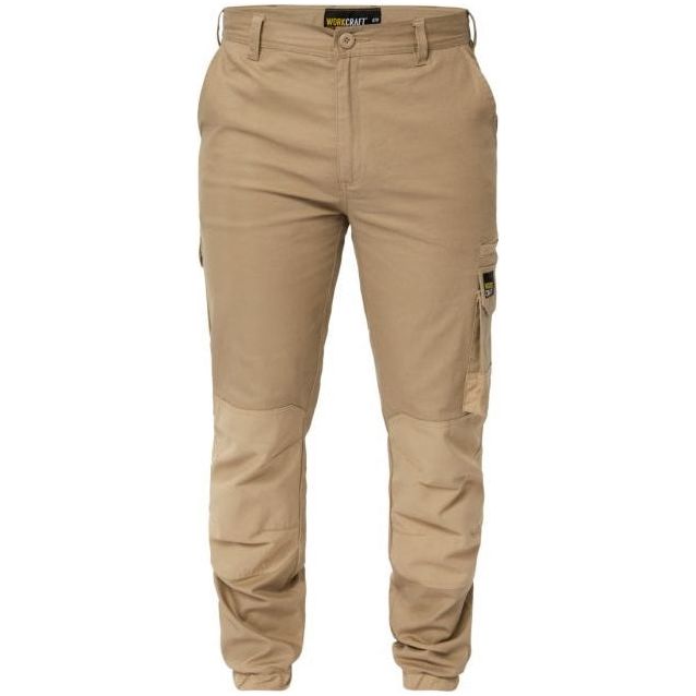 Workcraft Stretched Cargo Pants With Elasticised Hem (WP4018) - Ace Workwear